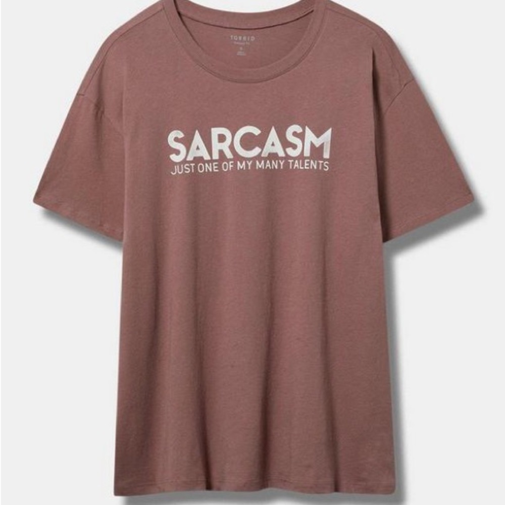 Torrid Sarcasm Relaxed Fit Tee